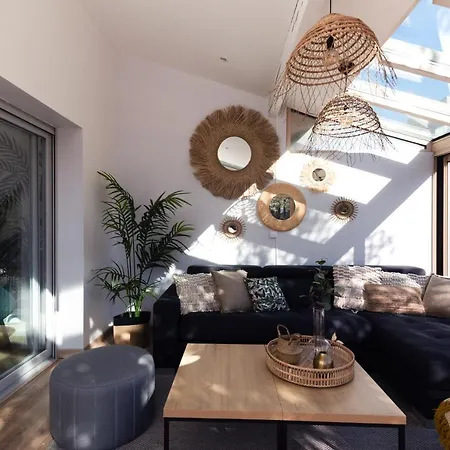 Guilhermy - Maison Contemporaine Avec Jardin Semesterbostad *